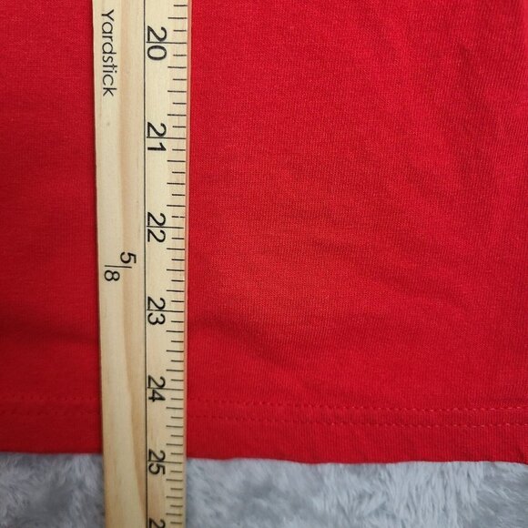 Men's Atlanta Hawks Mitchell & Ness Red Hardwood Classics Throwback Logo Size L - Picture 3 of 6